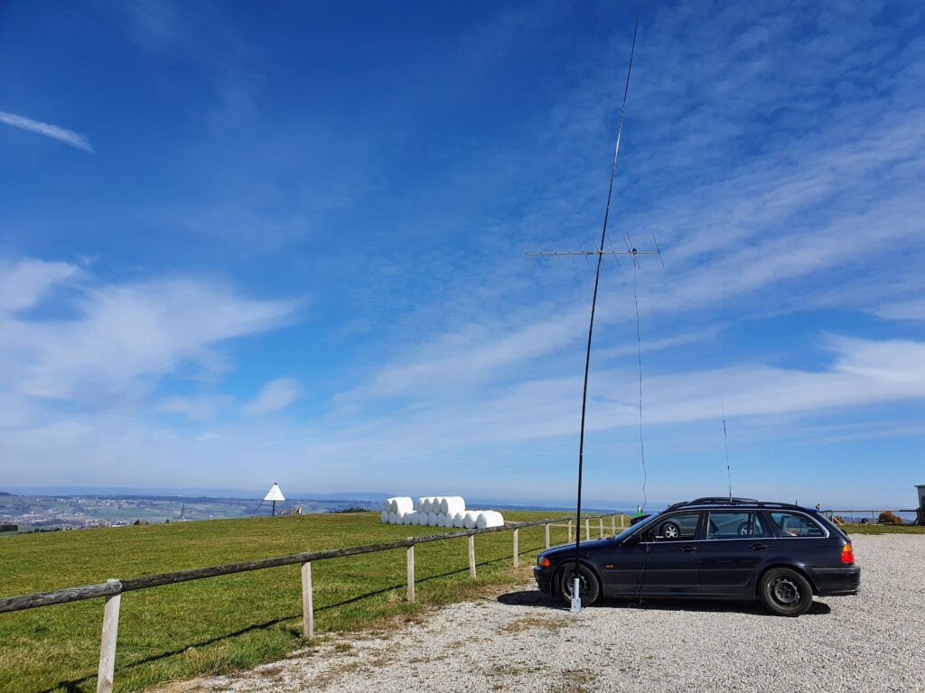 2m Yagi auf dem Nollen